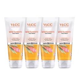 VLCC Set of 4 Skin Defense Wild Turmeric Face Wash - 80ml each-5