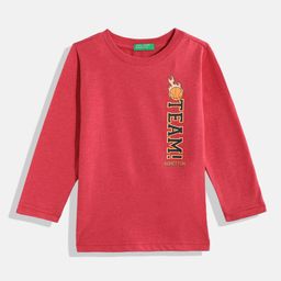 United Colors of Benetton Boys Long Sleeves Graphic & Typography Printed T-shirt-image-79
