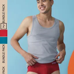 DAMENSCH Men Pack of 2 Assorted Solid Deo-Soft Anti-Bacterial Basic Briefs DAM-POP-B-TR-OD-1