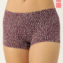Leading Lady Pack Of 3 Assorted Mid-Rise Boy Shorts-picture-40