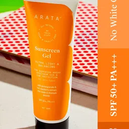 ARATA Transparent UVA & UVB Protection Sunscreen Gel For Broad Spectrum-49