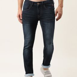 Flying Machine Men Blue Jackson Skinny Fit Low-Rise Light Fade Stretchable Jeans-picture-2