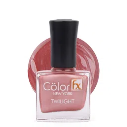 Color Fx Nude Shade 144 Twilight Festive Collection Nail Enamel 9 ml-image-95
