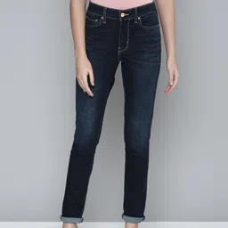 Levis Women Blue 711 Skinny Fit Light Fade Mid Rise Stretchable Jeans-picture-42