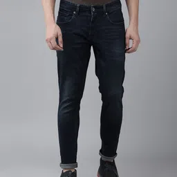 SPYKAR Men Kano Tapered Fit Light Fade Ankle Length Stretchable Jeans-image-51