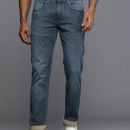 Louis Philippe Jeans Men Narrow Slim Fit Light Fade Stretchable Jeans-image-93