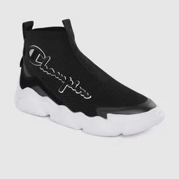 Champion Women Woven Design Brand Logo Embossed MELOSO RF Mid-Top Sneakers-image-83