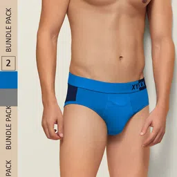 XYXX Men IntelliSoft Antimicrobial Micro Modal Pack of 2 Dualist Briefs XYBRF2PCKN161-image-53