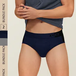 XYXX Men IntelliSoft Antimicrobial Micro Modal Pack of 2 Dualist Briefs XYBRF2PCKN162-image-8