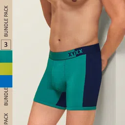 XYXX Men IntelliSoft Antimicrobial Micro Modal Pack of 3 Dualist Trunks XYTRNK3PCKN314-picture-12
