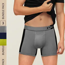 XYXX Men IntelliSoft Antimicrobial Micro Modal Pack of 3 Dualist Trunks XYTRNK3PCKN312-picture-4