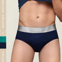 XYXX Men IntelliSoft Antimicrobial Micro Modal Pack of 3 Dualist Briefs XYBRF3PCKN359-picture-9