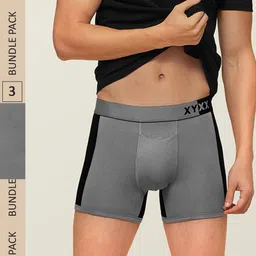 XYXX Men IntelliSoft Antimicrobial Micro Modal Pack of 3 Dualist Trunks XYTRNK3PCKN324-image-51