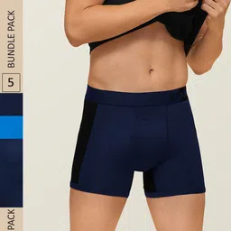 XYXX Men IntelliSoft Antimicrobial Micro Modal Pack of 5 Dualist Trunks XYTRNK5PCKN94-picture-33