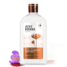 Just Herbs Skincare Ultra Hydrating Body Milk Lotion with Saffron & Malai - 300 ml-49
