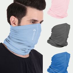 FREECULTR Unisex Pack Of 4 Bamboo Anti Microbial Bandana Headband-59