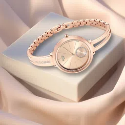 Titan Women Raga Viva Rose Gold Dial Metal Strap Analogue Watch 2647WM01-image-27