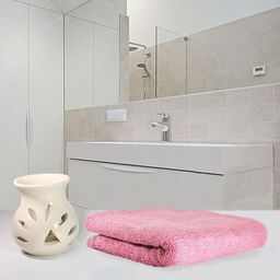 Heelium Unisex Super Soft & Quick Absorbent 600 GSM Bamboo Hand Towel-42