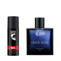 BEARDO Set of Dark Side Eau De Parfum 100ml Mafia Body Spray 120ml(100g)-41