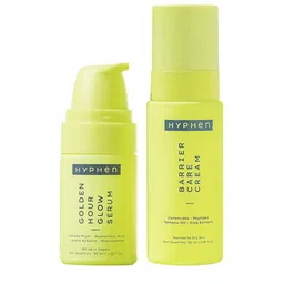 Hyphen Set of Golden Hour Glow Serum 30ml & Barrier Care Cream For Dry Skin 50ml-26