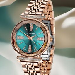 GIORDANO Women Embellished Bracelet Style Straps Analogue Watch GZ-60084-22-image-19