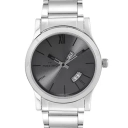 maxima Men Stainless Steel Bracelet Style Straps Analogue Watch 58630CMGI-image-1
