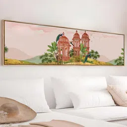 Art Street Red & Green 1 Piece Canvas Floral and Botanical Wall Paintings-image-61