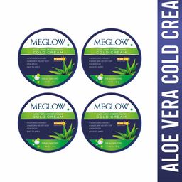 MEGLOW Set Of 4 Aloe Vera With Cucumber Extracts Moisturizing Cold Cream - 50 g Each-2
