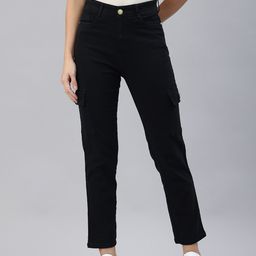 ADBUCKS Straight Fit High-Rise Stretchable Jeans-image-70