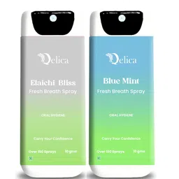 Qelica Set Of 2 Elaichi  Bliss & Polar Mint Fresh Breath Spray-10g Each-picture-29