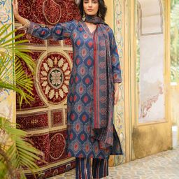 KALINI Women Ethnic Motifs Printed Kurta with Trousers & Dupatta-image-54