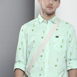 The Indian Garage Co Men Slim Fit Opaque Printed Casual Shirt-image-43