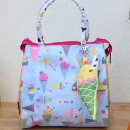 ROSADA Kids Ice-cream Printed Lightweight Waterproof Tote Bag-16