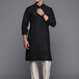 Indo Era Embroidered Sequined Kurta-image-89