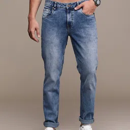 The Roadster Life Co. Men Mid Rise Light Fade Stretchable Jeans-image-72