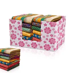 Kuber Industries Pink & White Printed Cloth Organiser-27