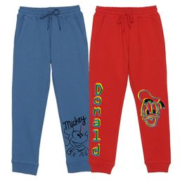 Disney by Wear Your Mind Kids Pack of 2 Donald & Mickey Character Printed Joggers-image-34