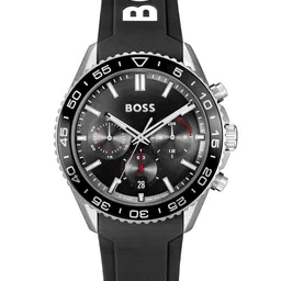 BOSS Men Leather Straps Analogue Chronograph Watch 1514141-28