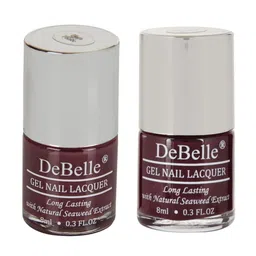 DeBelle Set of 2 Gel Nail Polish - Plum Toffee & Glamorous Garnet - 8ml Each-29