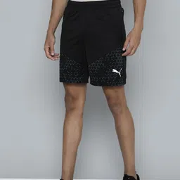 Puma Men Brand Logo Printed dryCELL Team CUP Training Football Sustainable Shorts-8