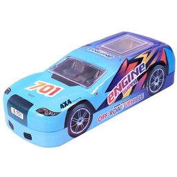 YK Kids Engine 701 Car Self Design Double Compartment Pen Cases Stationery-37