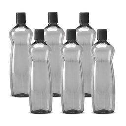 Milton Pacific 1000 Grey Set of 6 BPA Free Leak Proof Pet Water Bottle 1 Ltr each-61