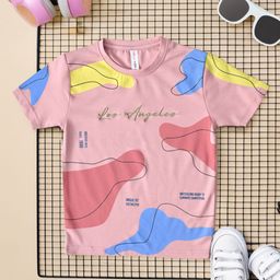 THE WEAVERS SHOP BY RAAVI Boys Graphic Printed Cotton Regular Fit T-shirt-image-70