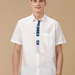 CAVALLO by Linen Club Men Contemporary Slim Fit Opaque Casual Shirt-picture-14