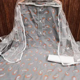 LeeliPeeri Designer Paisley Printed Unstitched Dress Material-image-89