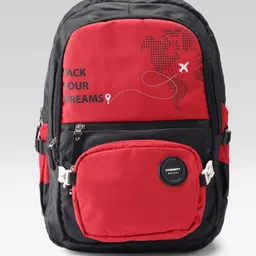 Priority Unisex Colourblocked Backpack with Compression Straps & Pouch - 40 L-3