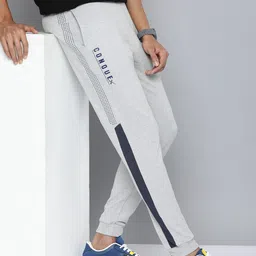 HRX by Hrithik Roshan Men Lifestyle Striped Terry Joggers-image-73