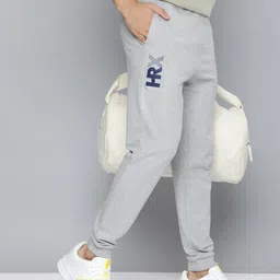 HRX by Hrithik Roshan Men Typography Regular Fit Joggers-image-34