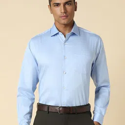 Allen Solly Slim Fit Spread Collar Long Sleeves Cotton Formal Shirt-image-74