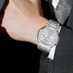 GIORDANO Men Dial & Stainless Steel Bracelet Style Straps Analogue Watch GZ-50134-33-picture-19